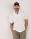 Polo Piqué Garment Dyed Blanco - El Ganso