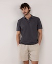 Polo Piqué Garment Dyed Antracita - El Ganso