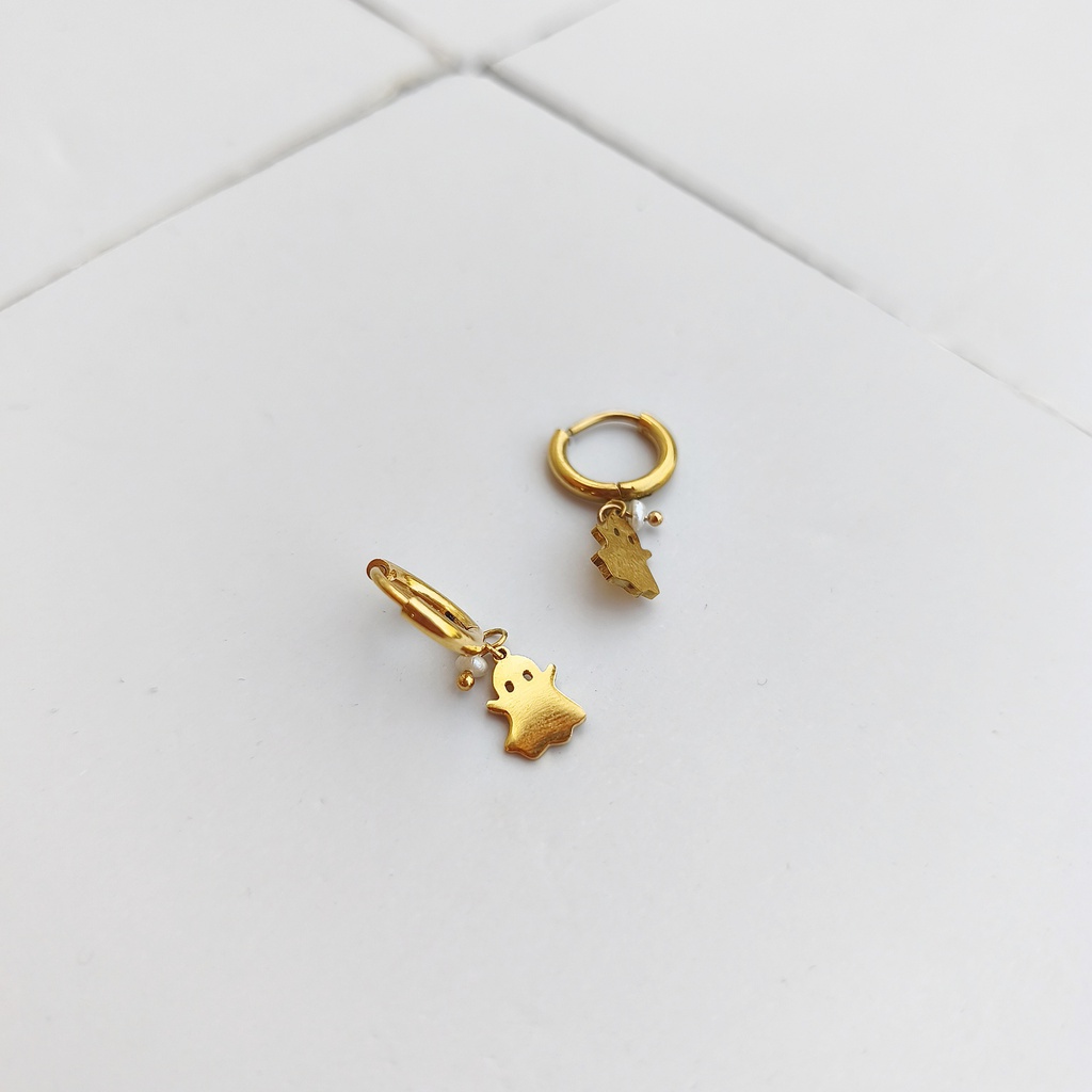 Arito Charm Fantasma Con Perla Dorado