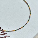 Collar Cadena de Piedras Multicolor