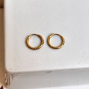 Aros Básicos 1,7cm Dorado