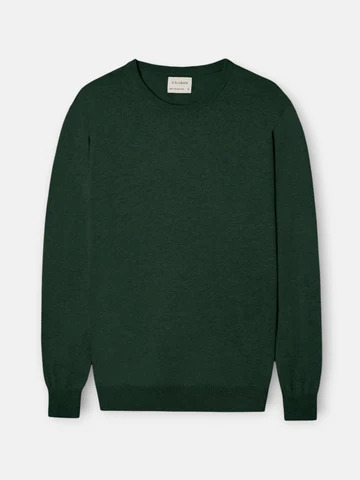 Jersey Cuello Redondo Verde Oscuro - Silbon