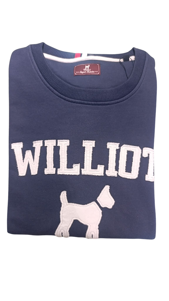 Sudadera Parche Williot Azul Denim - Williot