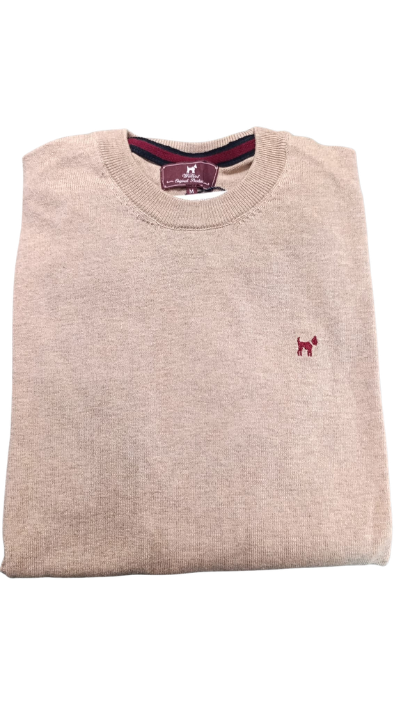 Jersey Redondo Beige Melange - Williot