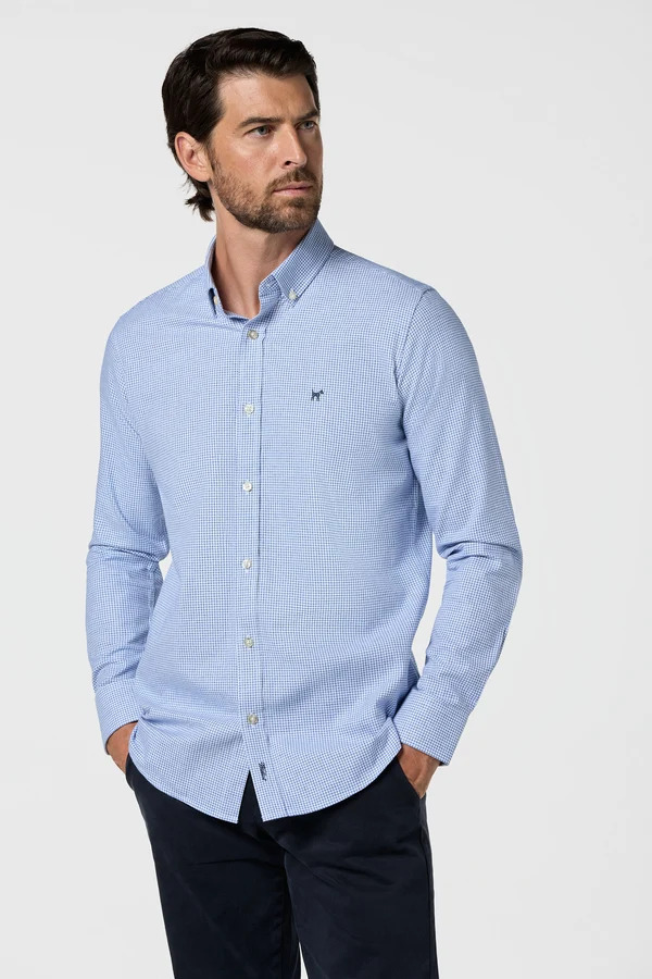 Camisa Pata De Gallo Marino - Williot