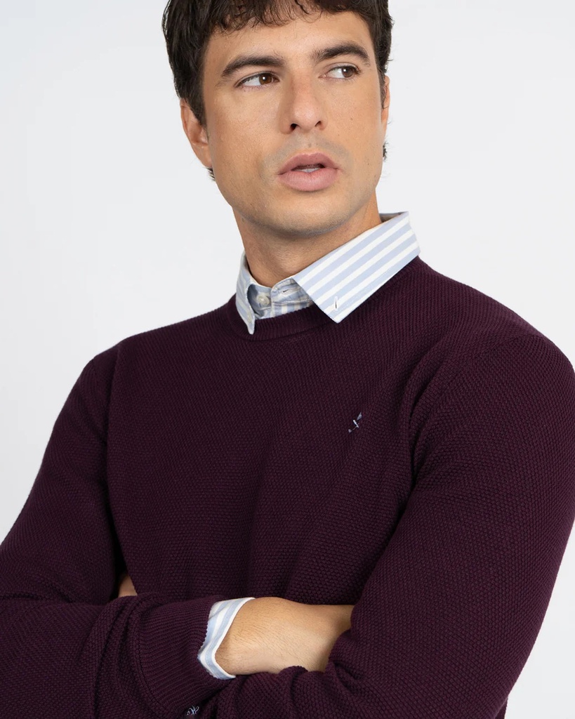 Jersey Chicago Burgundy Bloom - Harper &amp; Neyer