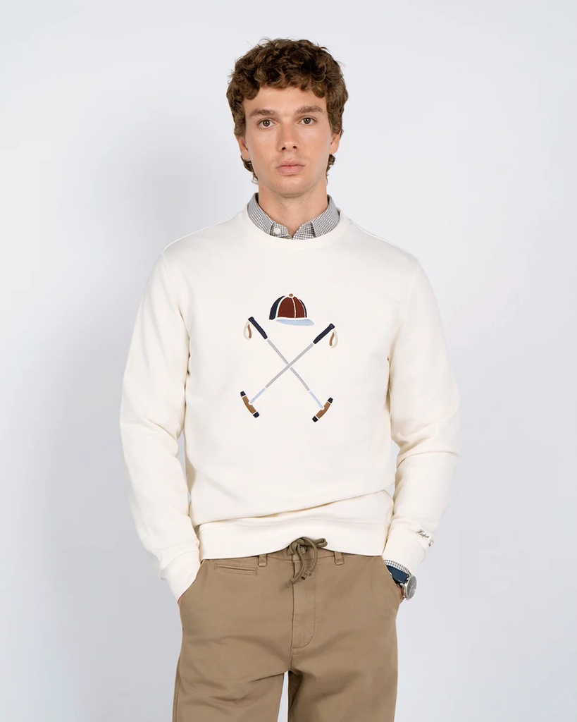 Sudadera Crew-Neck Heritage Raw - Harper &amp; Neyer
