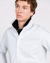 Camisa Rayas North Sea Iced Blue - Harper &amp; Neyer