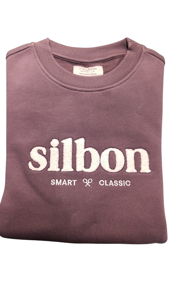 Sudadera Silbon Smart Classic Burdeos - Silbon