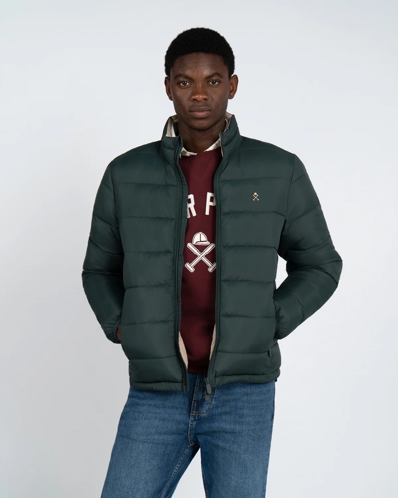 Parka Acolchada Galway Green Forest - Harper &amp; Neyer