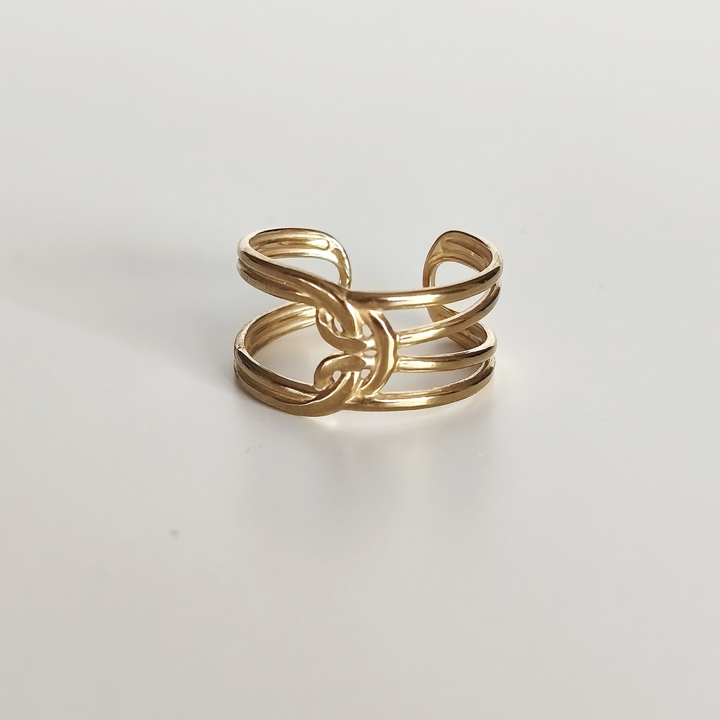 Anillo Nudo (Dorado)