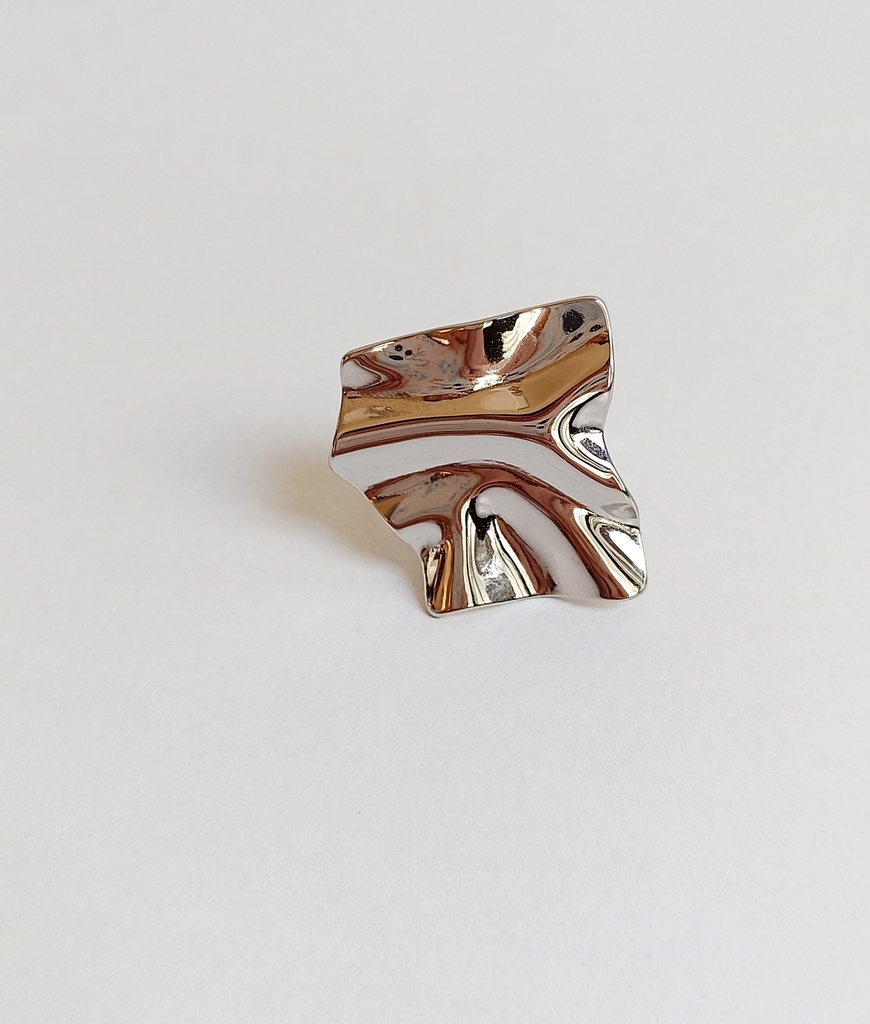 Anillo Maxi Paper (Plateado)