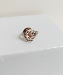 Anillo Sol y Luna (Plateado)