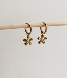 Arito Charm Flor Bold Dorada