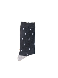 Calcetines Rayo Fondo Negro