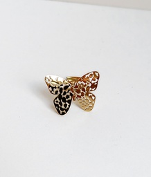 Anillo Maxi Mariposa Calada (Dorado)