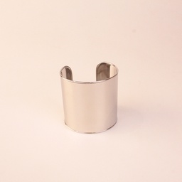 Brazalete Ancho Mirror (Plateado)