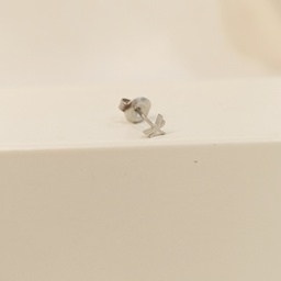 Pendiente Mini Libélula Plateado