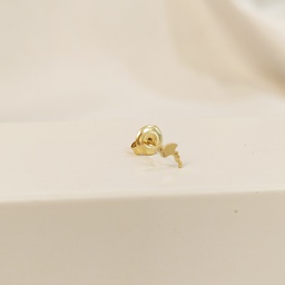 Pendiente Mini Flamingo Dorado