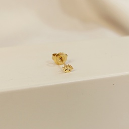 Pendiente Mini Ojo Dorado