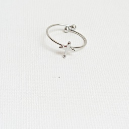 Anillo Avión Plateado