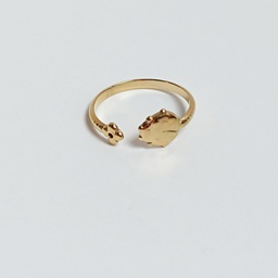 [J25179V] Anillo Mariquita (Dorado)