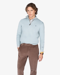 Jersey Icon Zipper Light Blue - Harper &amp; Neyer