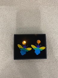 Pendientes Mariposa Colores Metacrilato