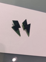 Pendientes Metacrilato Rayo Verde
