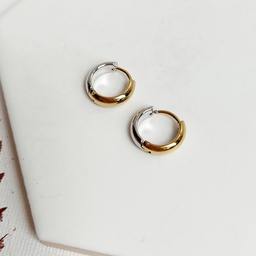 Aros Básicos Ovalados Bicolor