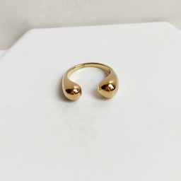 Anillo Doble Dorado