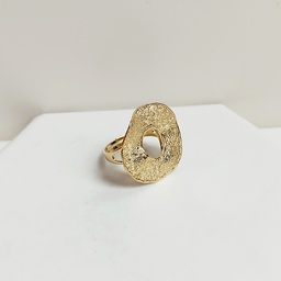 Anillo Circular  Dorado