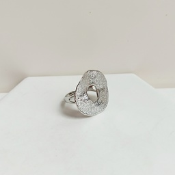 Anillo Texture Opendot (Plateado)
