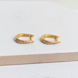 Aros Mini Circonitas Dorado