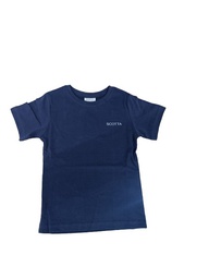 Camiseta Niño Logo Desgastado Azul - Scotta