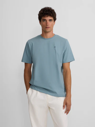 Camiseta Minilogo Azul Indigo - Silbon