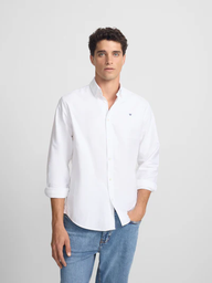 Camisa Sport Oxford Regular Fit Blanca  - Silbon