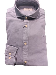 Camisa Sport Estructura Logo Azul Gris - Silbon