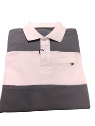 Polo Rayas Anchas Azul Petróleo - Silbon