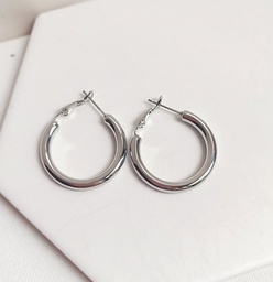 Aros Básicos Plateado