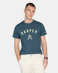 Camiseta New England Navy Gray - Harper &amp; Neyer