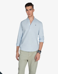 Polera Linen Sky Blue - Harper &amp; Neyer