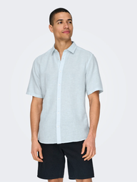 Onscaiden Lino Camisa Cashmere Blue - Only &amp; Sons