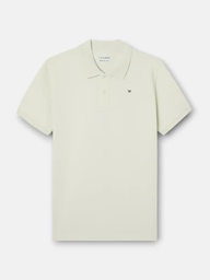 Polo Clásico Liso Verde Claro - Silbon