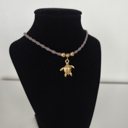 Collar Cordón Tortuga Dorado