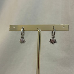 Arito Charm Ojo Con Piedra Plateado
