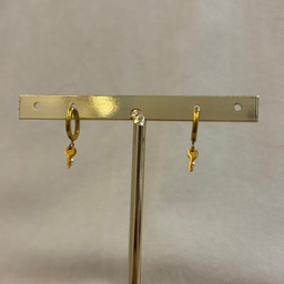 Arito Charm Llave Con Perla Dorado