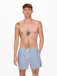Bañador Onsted Stripe Seersucker Swim Noos Quiet Harbor - Only &amp; Sons