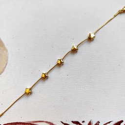 Pulsera Estrellas 3D (Dorado)