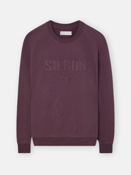 Sudadera Ranglan Silbon Patch Burdeos - Silbon